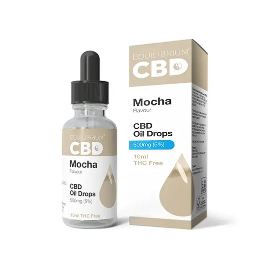 500mg Equilibrium CBD Oil 10ml - Mocha Flavour - CBD Products
