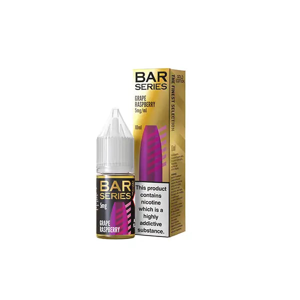 5mg Bar Series Gold Edition Nic Salt 10ml (50VG/50PG) Vaping Products