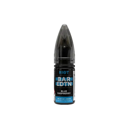 5mg Riot Squad BAR EDTN 10ml Nic Salts (50VG/50PG) - Blue Raspberry - Vaping Products