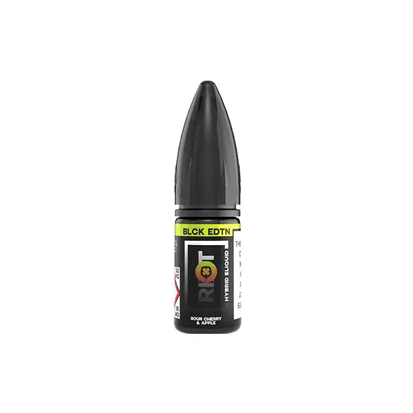 5mg Riot Squad Black Edition V2 Nic Salts 10ml (50VG/50PG) - Vaping Products