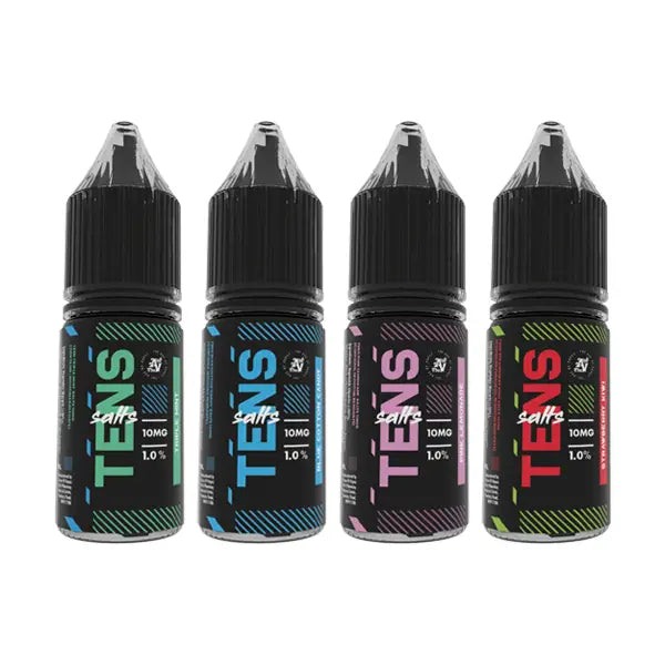 5mg Tens Salts 10ml Nic Salts (50VG/50PG) - (Full Box) Pack Of 10 - Vaping Products