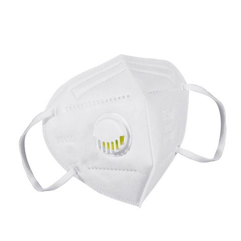 White KN95 Disposable Dust Masks with Reinforced Nose Bridge for Decorating, Construction, Crafts, Food Preparation and Nail Technicians