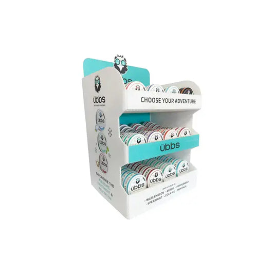 6mg 11mg 14mg Ubbs Nicotine Pouches CDU Bundle + 120 Units Set - Smoking Products