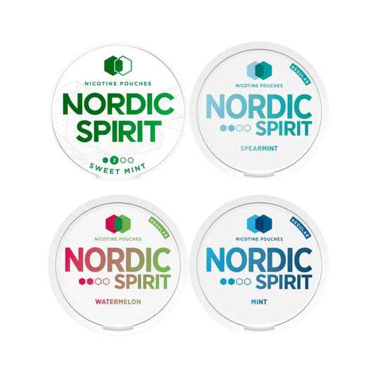 6mg Nordic Spirit Regular Nicotine Pouches 20 Pouches Mint Smoking Products