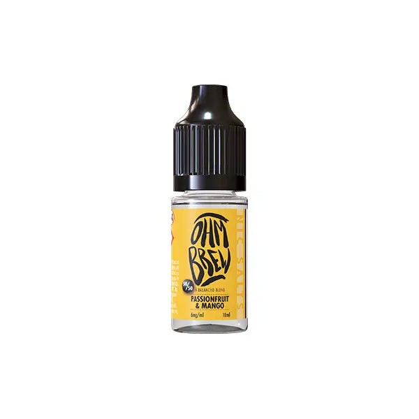 6mg Ohm Brew Balanced Blend 10ml Nic Salts (50VG/50PG) - Vaping Products