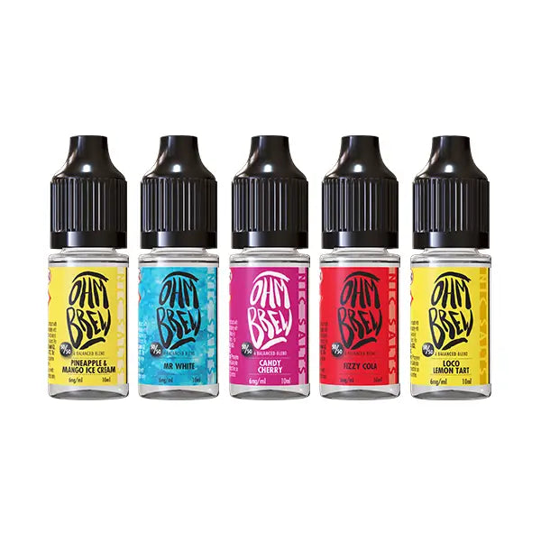 6mg Ohm Brew Balanced Blend 10ml Nic Salts (50VG/50PG) - Vaping Products