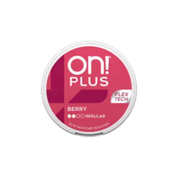 6mg On! Plus Regular Nicotine Pouches - 20 Pouches - Smoking Products