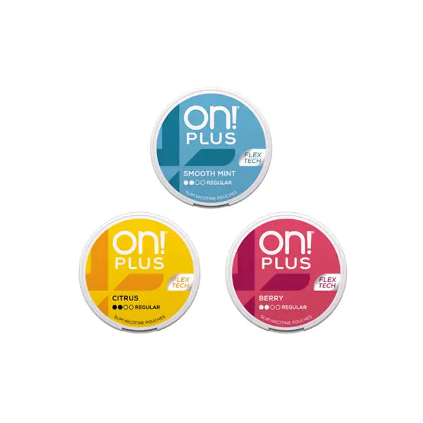 6mg On! Plus Regular Nicotine Pouches - 20 Pouches - Smoking Products