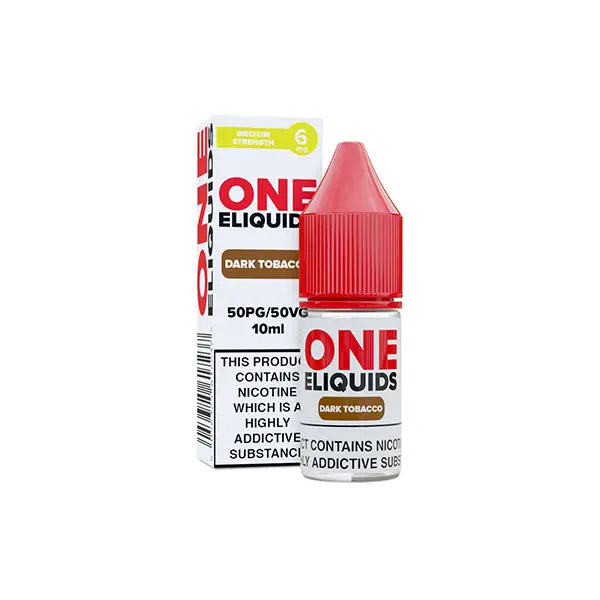 6mg One E-Liquids Flavoured Nic Shot 10ml (50VG/50PG) - Vaping Products