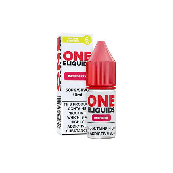 6mg One E-Liquids Flavoured Nic Shot 10ml (50VG/50PG) - Vaping Products