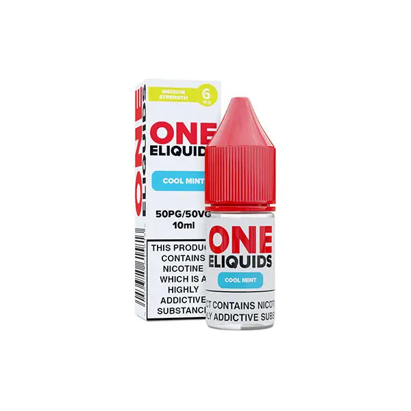 6mg One E-Liquids Flavoured Nic Shot 10ml (50VG/50PG) - Vaping Products