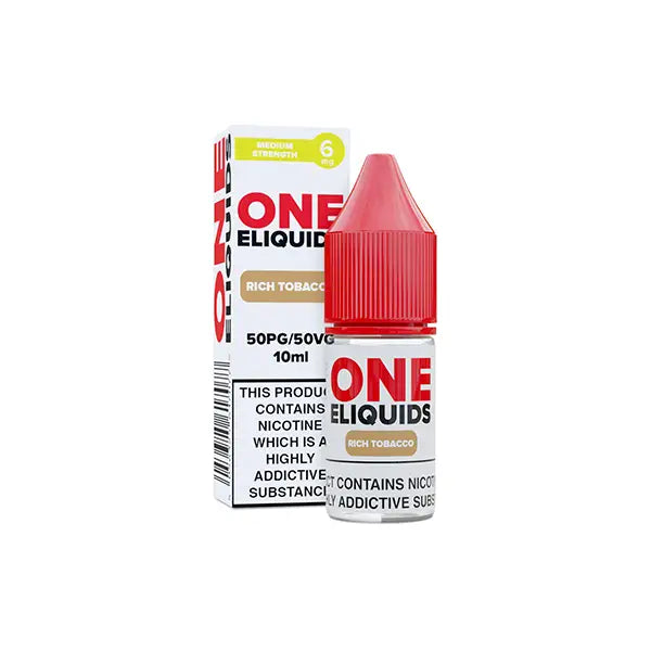 6mg One E-Liquids Flavoured Nic Shot 10ml (50VG/50PG) - Vaping Products