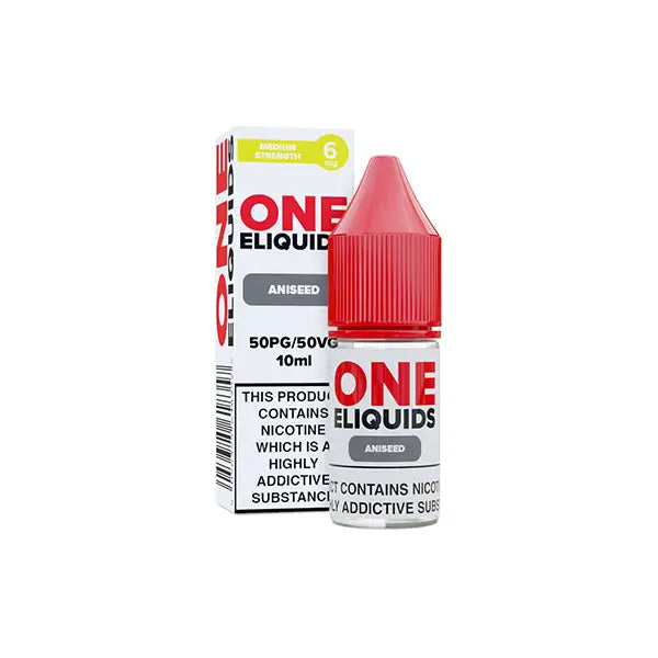 6mg One E-Liquids Flavoured Nic Shot 10ml (50VG/50PG) - Vaping Products