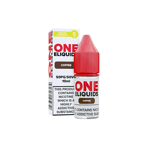 6mg One E-Liquids Flavoured Nic Shot 10ml (50VG/50PG) - Vaping Products