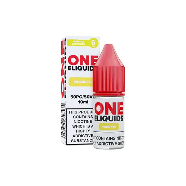 6mg One E-Liquids Flavoured Nic Shot 10ml (50VG/50PG) - Vaping Products