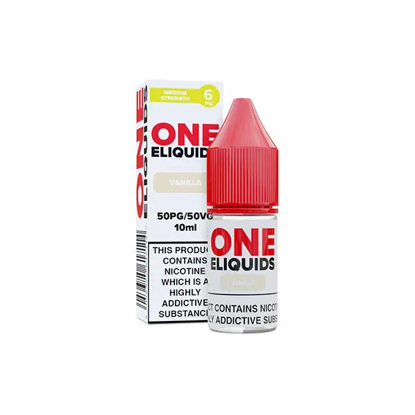 6mg One E Liquids Flavoured Nic Shot 10ml (50VG/50PG) Vaping Products