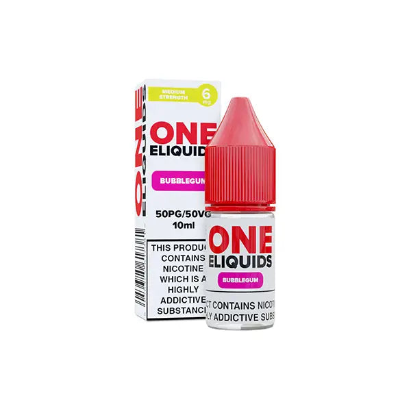 6mg One E Liquids Flavoured Nic Shot 10ml (50VG/50PG) Vaping Products