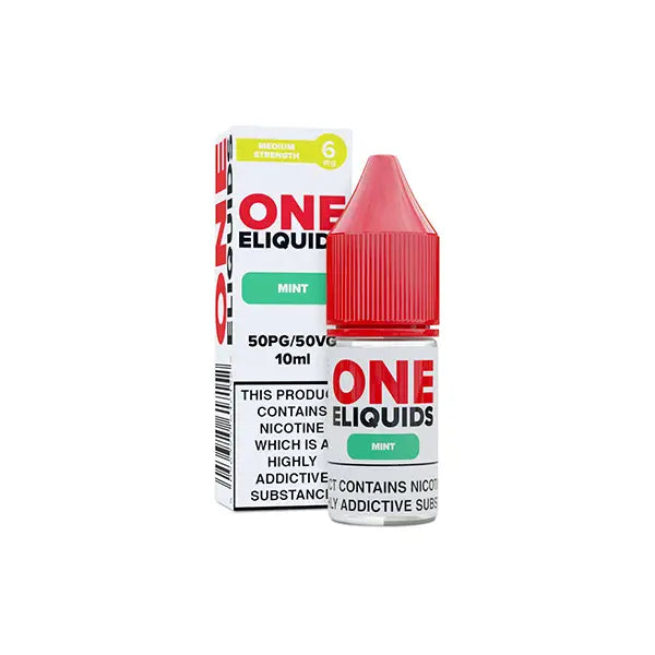 6mg One E-Liquids Flavoured Nic Shot 10ml (50VG/50PG) - Vaping Products
