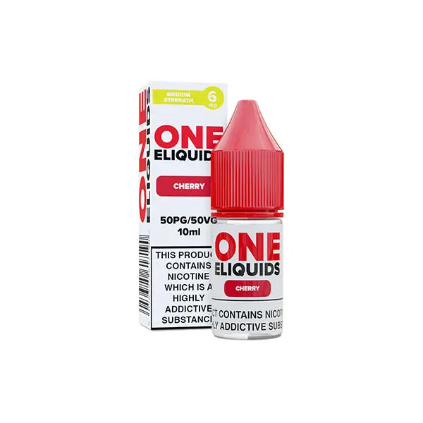6mg One E-Liquids Flavoured Nic Shot 10ml (50VG/50PG) - Vaping Products