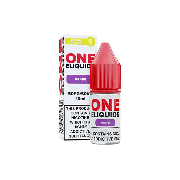 6mg One E Liquids Flavoured Nic Shot 10ml (50VG/50PG) Vaping Products