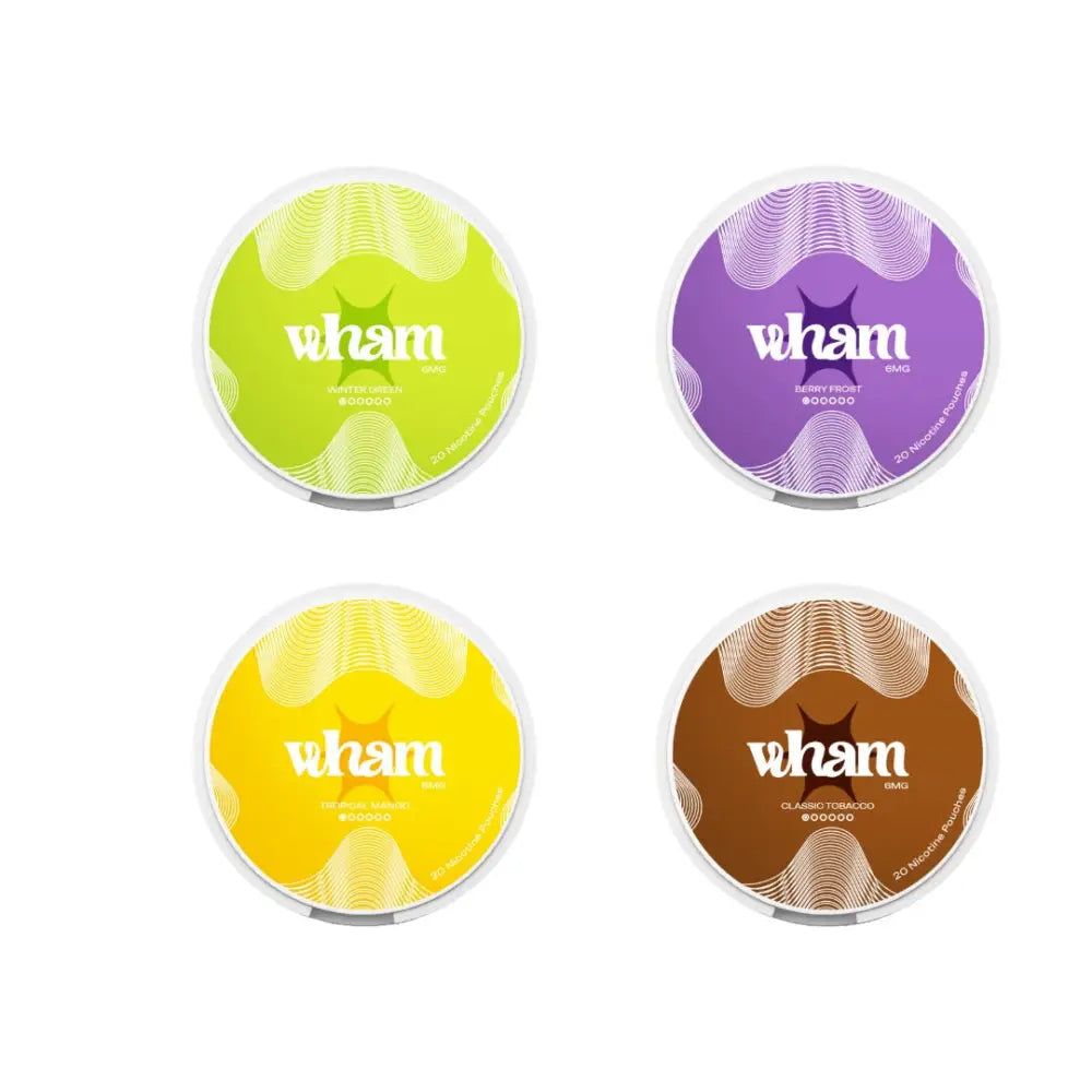 6mg Wham Regular Nicotine Pouch - 20 Pouches - Smoking Products