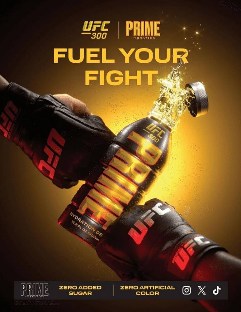 PRIME Hydration USA UFC 300 Edition Sports Drink 500ml