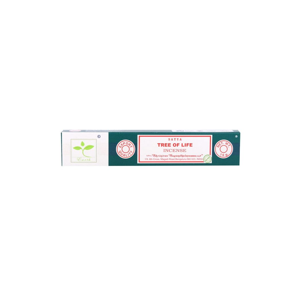 6 Packs of Tree of Life Earth Incense by Satya