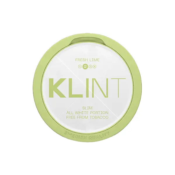 8mg Klint Fresh Lime Slim Nicotine Pouch - 20 Pouches - Smoking Products