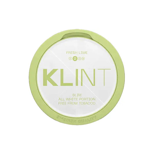 8mg Klint Fresh Lime Slim Nicotine Pouch - 20 Pouches - Smoking Products