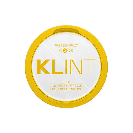 8mg Klint Passion Fruit Slim Nicotine Pouch - 20 Pouches - Smoking Products