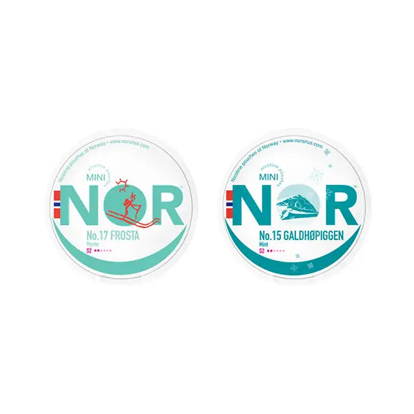 8mg NOR Mini Nicotine Pouches - 20 Pouches - Smoking Products