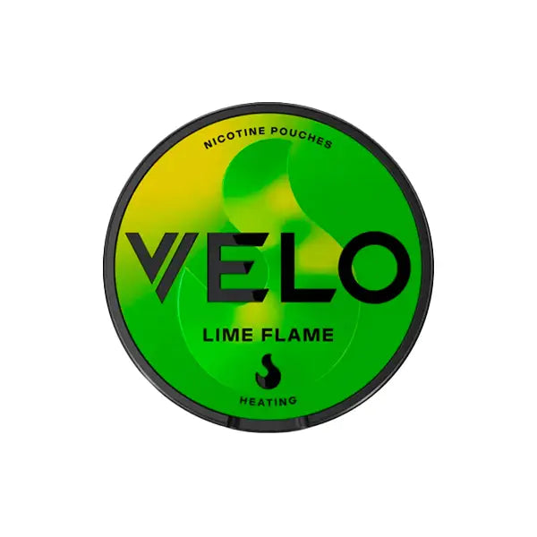 8mg Velo Slim Medium Strength Nicotine Pouches - 20 Pouches - Lime Flame - Smoking Products