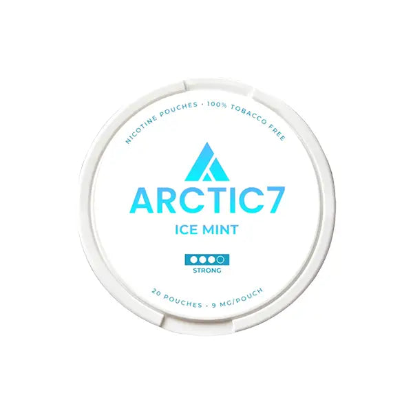9mg Arctic7 Ice Mint Slim Nicotine Pouches - 20 Pouches - Smoking Products