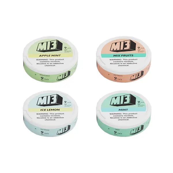 9mg MI3 Nicotine Pouches - 20 Pouches (Buy 2 Get 1 Free) - Smoking Products
