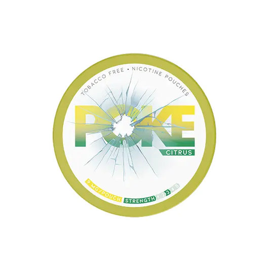9mg Poke Citrus Nicotine Pouches - 20 Pouches - Smoking Products