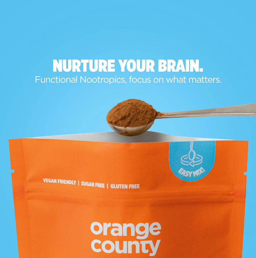 Orange County Focus & Energy Brain Food Mushroom Coffee Supplement (Sample Size) 42g