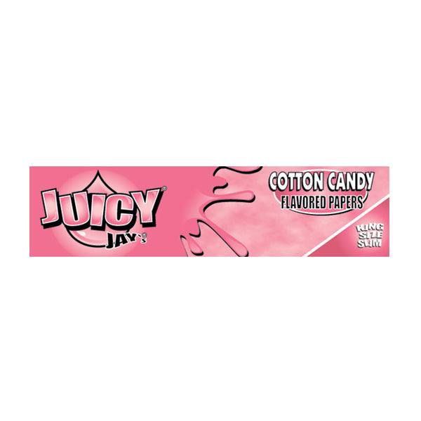 24 Juicy Jay King Size Flavoured Slim Rolling Paper - Full Box
