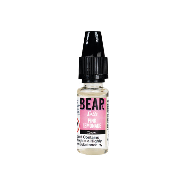 20mg Bear Flavours Vape 10ml Nic Salts (50VG/50PG)