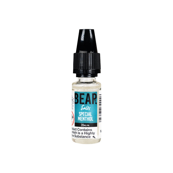 20mg Bear Flavours Vape 10ml Nic Salts (50VG/50PG)