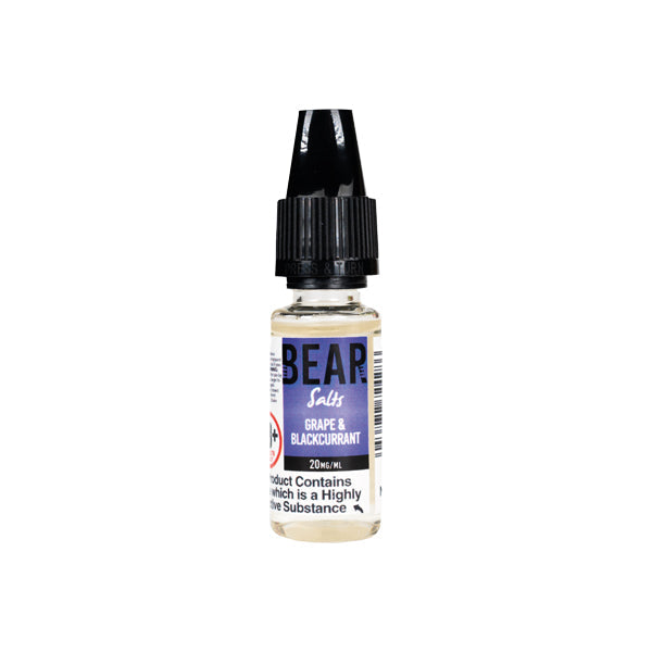 10mg Bear Flavours Vape 10ml Nic Salts (50VG/50PG)