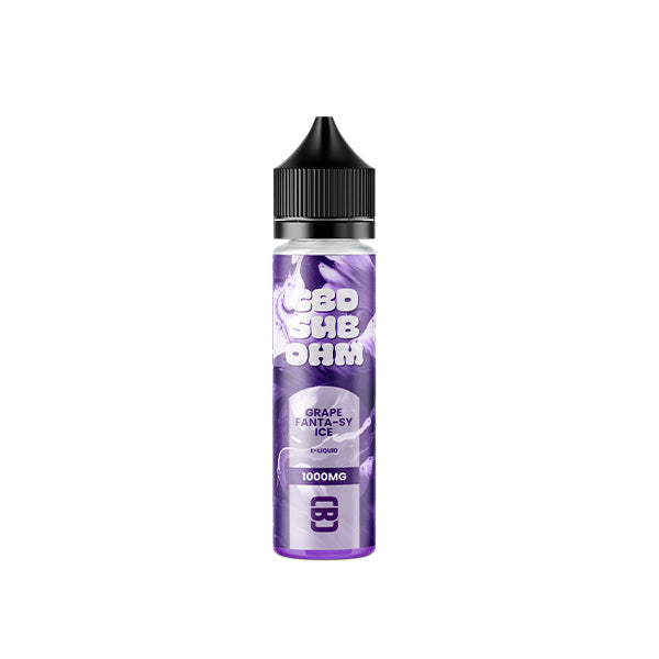 CBD Sub Ohm 1000mg CBD E-liquid 50ml (70VG/30PG) (BUY 1 GET 2 FREE)