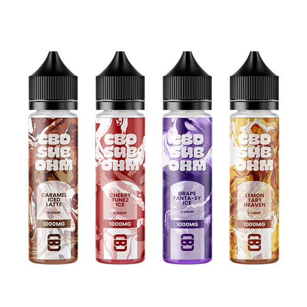 CBD Sub Ohm 1000mg CBD E-liquid 50ml (70VG/30PG) (BUY 1 GET 2 FREE)