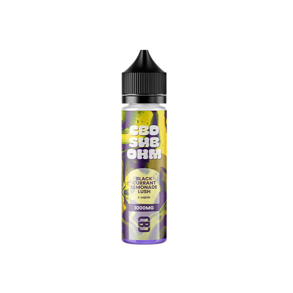 CBD Sub Ohm 1000mg CBD E-liquid 50ml (70VG/30PG) (BUY 1 GET 2 FREE)