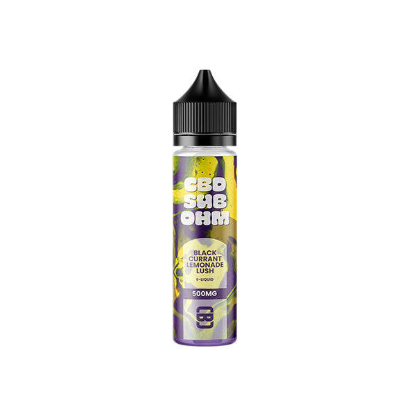 CBD Sub Ohm 500mg CBD E-liquid 50ml (70VG/30PG) (BUY 1 GET 2 FREE)