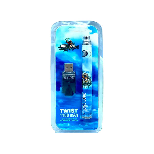 Twist 1100mAh 510/eGo Thread Adjustable Battery & USB Charger