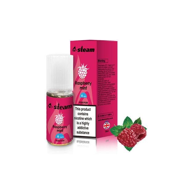 A-Steam Fruit Flavours 12MG 10ML (50VG/50PG)