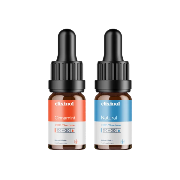 Elixinol 500mg CBD Oil Tinctures 