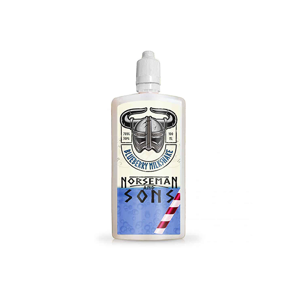 Norsemen 100ml Shortfill Flask Milkshakes 0mg (70VG/30PG)