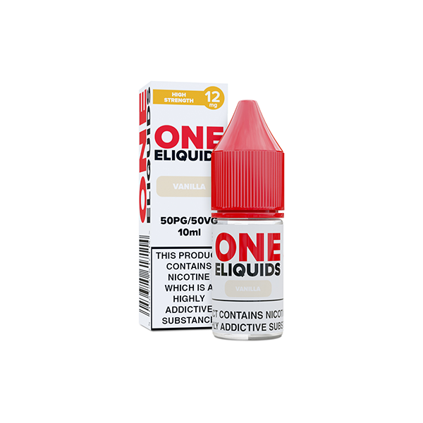 12mg One E-Liquids Flavoured Nic Shot 10ml (50VG/50PG)