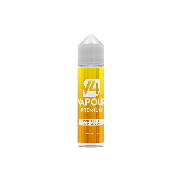 V4 Premium 50ml Shortfill 0mg (70VG/30PG) - Magic ELF Vapes pineapple